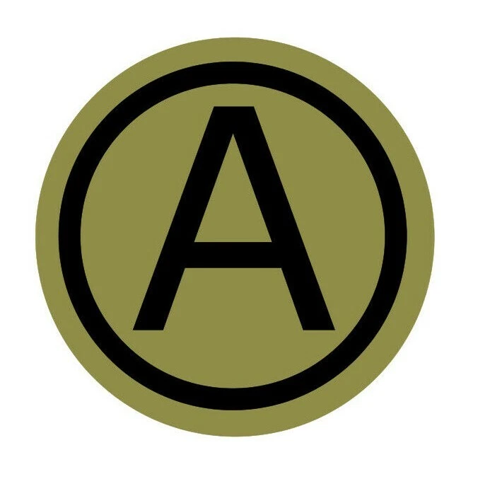 ORACAL 3rd ARMY General PATTON'S Vinyl Window Decal/Sticker Black/Olive U.S. Army