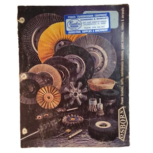 Vintage Osborn Industrial Power Paint & Maintenance Brushes & Buffs Catalog - Picture 1 of 7
