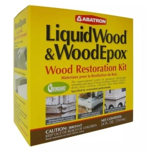 Abatron LiquidWood and WoodEpox Beige Wood Restoration Kit 24 oz - Picture 1 of 1