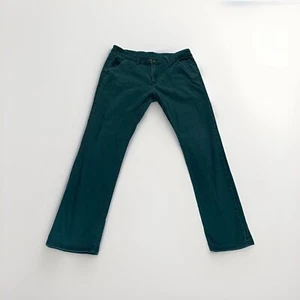 Mugsy Jeans Uomo 31x30 Verde Elasticizzato Comfort Performance Outdoor Resistente - Foto 1 di 7