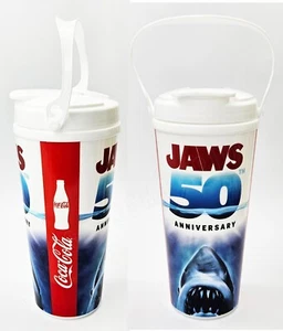 2025 Universal Studios Florida Jaws 50th Anniversary Freestyle Cup Coca Cola NEW - Picture 1 of 4