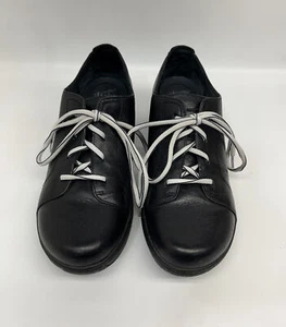 DANSKO Leather Women’s EU 41/US 10.5-11 Black Lace Up Shoes Slip-Resistant - Picture 1 of 12