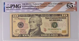 USA / FRN New Cleveland / 2045-D / 2017A $10 / PMG 65 EPQ / Green Seal - Picture 1 of 2