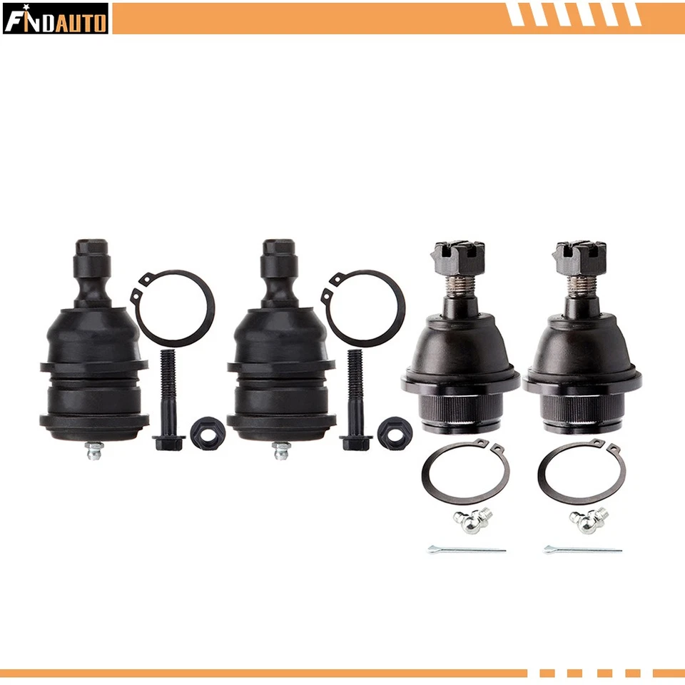 For 1998-2011 Ford Ranger Mazda B3000 B4000 Front Upper Lower Ball Joints 4PCS - Image 1 of 1