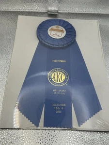 AKC AMERICAN KENNEL CLUB 2016 Campionato Nazionale 1° NASTRO PREMIO - Foto 1 di 3