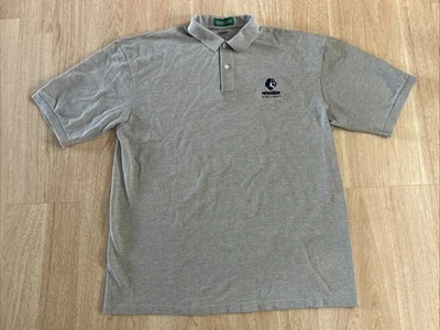 Vtg Outer Banks Hawaiian Airlines Men’s XXL Polo Shirt Gray Made In The USA  - Image 1 of 4