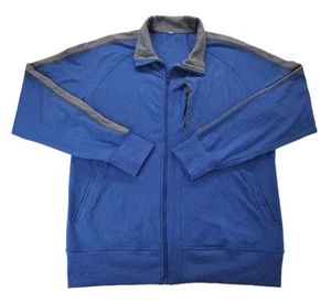Lululemon Sojourn Jacket Mens XL Blue Tech Performance Full Zip Athleisure - Picture 1 of 9