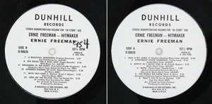 1967 Ernie Freeman Hitmaker Stereo Demonstration LP Dunhill D‑50026 Store Promo - Picture 1 of 9