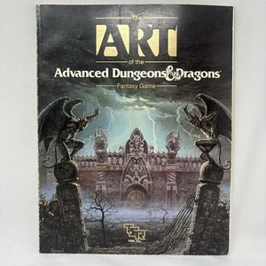 The Art of the Advanced Dungeons & Dragons Fantasy Game Book 1st edition 1989 - Imagen 1 de 4