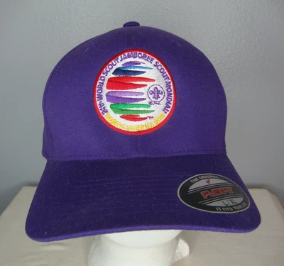 24th World Scout Jamboree 2019 sombrero púrpura gorra de pelota BSA Summit bordado L XL Foto 1 de 4
