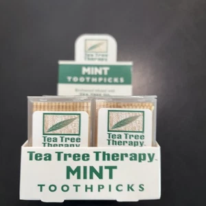 Teebaum Therapie Zahnstocher - 100 Zahnstocher - Kiste mit 12 - Bild 1 von 4