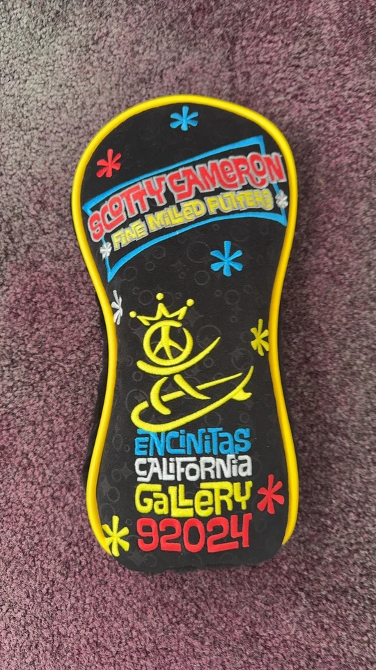 Scotty Cameron Gallery 球道麂皮绒冲浪者头套 罕见 售罄 — 第 1/1 张图片