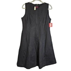 NEU Spanx L Perfect Fit Flare Kleid schwarz Karriere klassisch schlankmachend ärmellos - Bild 1 von 6