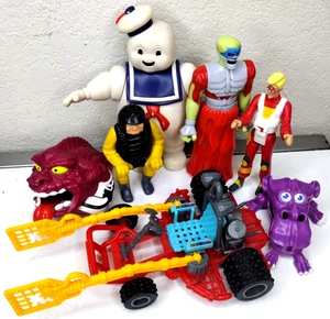 1980s Ghostbusters Toys Stay Puft, Prime Evil, Egon, EEK Vintage '84-89 Lot of 7 - Picture 1 of 17