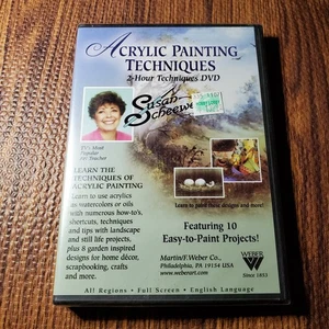 Acryl Maltechniken DVD 2005 Susan Scheewe Kunstanleitung - Bild 1 von 3