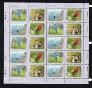 CANADA MNH 1997 SG1717-1720 BIRDS SHEET - Picture 1 of 1