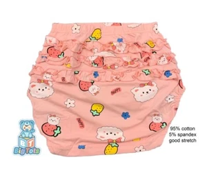 Adult Ruffle Butt White baby Bears diaper cover - Picture 1 of 4