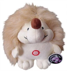 Pet Qwerks Plush Hedgehog Interactive Dog Toy with CUTE CHATTERING ELECTRONIC - Picture 1 of 5