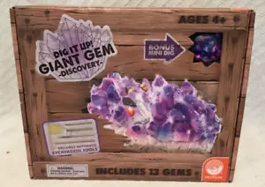 Dig It up Giant Gem Discovery Kit - Gemstone Dig Kit Offers Geology for Kids New - Picture 1 of 16
