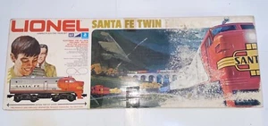 Vintage Lionel Santa Fe Twin Diesel Electric Train Set With Box O-scale 1974 - Picture 1 of 23