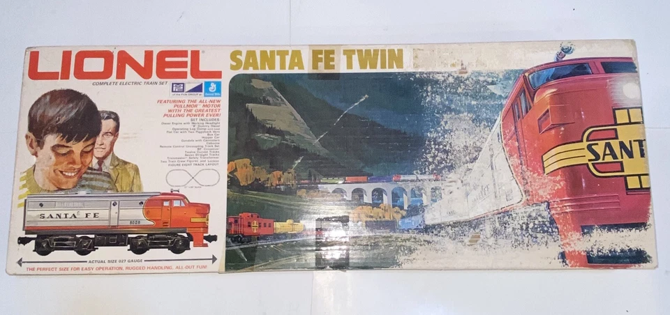 Vintage Lionel Santa Fe Twin Diesel Electric Train O-scale 1974 (No Track) - Image 1 of 4
