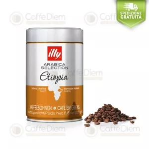 Caffè illy in Grani Arabica Etiopia 1Kg illy Grani 4 Barattoli da 250 grammi - Foto 1 di 12