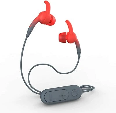 iFrogz-Sound Hub Wireless Earbuds with Mic-Grey/Red - Image 1 of 3