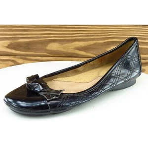 Naturalizer Women Sz 6 M Black Flat Synthetic Shoes Cabaret - Picture 1 of 8