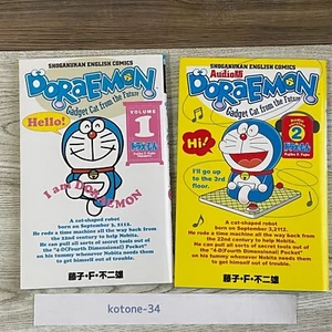 DoRaEMON English Translation Version Japanese Manga Comic 2 books set - Picture 1 of 4