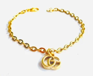 Stamped GUCCI Bracelet logo gg - Picture 1 of 10