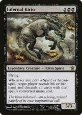 Infernal Kirin Saviors of Kamigawa PLD Black Rare MAGIC MTG CARD ABUGames