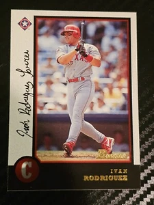 1998 Bowman - #4 Ivan Rodriguez Texas Rangers  - Picture 1 of 2