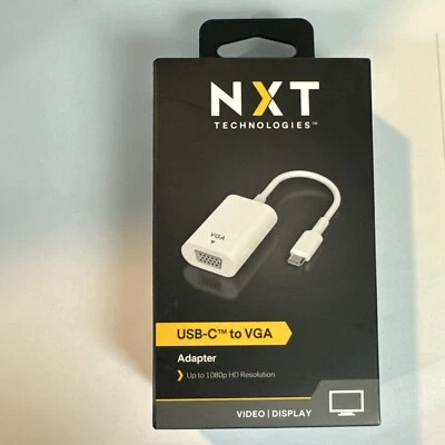 NXT Technologies USB-C To VGA Adapter New In Sealed Unopened box - Image 1 of 4