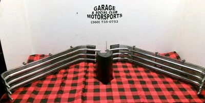 Pontiac Catalina Bonneville 1964 conjunto de parrilla izquierda y derecha con separador de nariz Foto 1 de 4