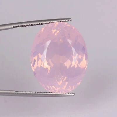 Australian Pink Fire Opal 45.73 Ct Excellent Oval Shape Loose Gemstones - Image 1 of 4