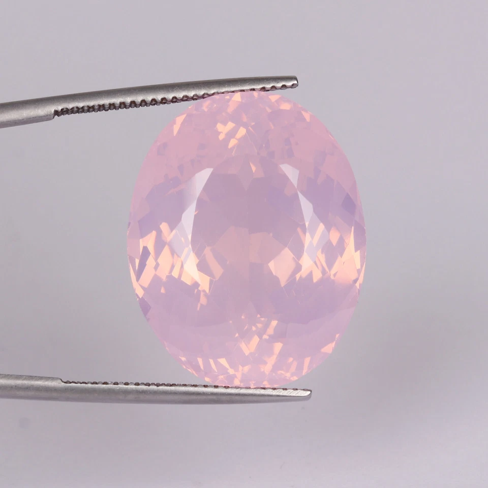Australian Pink Fire Opal 45.73 Ct Excellent Oval Shape Loose Gemstones - Image 1 of 4