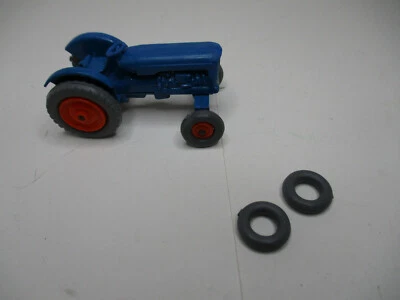 MATCHBOX 12MM O/D GREY PLASTIC TIRES! #'S 51b TRAILER, 50b&72a TRACTOR FRONTS. - Image 1 of 3