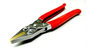 Parallel Action Flat Nose Pliers Brass Jaw with PVC Coated Handles 8" - 200mm - Picture 1 of 9