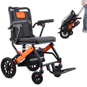 Faltbarer Rollstuhl, leicht, tragbar, Reisestuhl für Erwachsene, ergonomisches - Bild 1 von 7