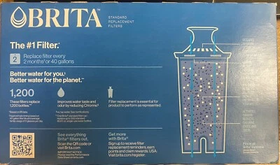 Brita Standard Replacement Water Filters 4 Pack [NEW SEALED] - Image 1 of 2
