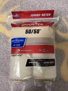 Wooster Brush RR305 4-1/2" Jumbo-Koter 50/50 Roller 1/2-Inch Nap 2-Pack - Picture 1 of 5