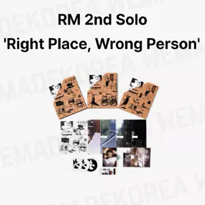 BTS RM 2º álbum lugar correcto, persona equivocada versión estándar Juego de 3 artículos oficiales - Imagen 1 de 7