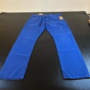 Pantalones de mezclilla Polo Ralph Lauren Varick ajustados rectos de colores para hombre 32x30" nuevos con etiquetas - Imagen 1 de 12