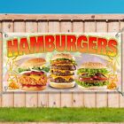 Vinyl Banner Multiple Options Hamburgers Outdoor Advertising Printing Outdoor