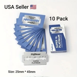 10 PCS Double Edge Razor Blades Men's Razor For Shaving Men Blade Professional - Picture 1 of 8