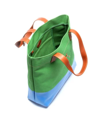 Fossil Austin Tote Bright Green ZB5587363 - MSRP $168 - NWT - Image 1 of 4