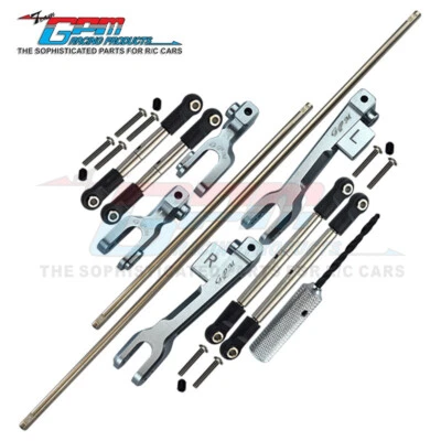 GPM Spring F+R Sway Bar &Arm & Stainless Steel Linkage For TRAXXAS UDR 85076-4 - Image 1 of 4