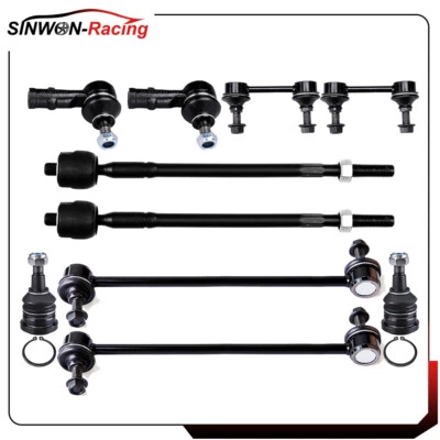 10PC Complete Suspension Kit Tie Rod End For 06-11 Mitsubishi Eclipse and Galant - Image 1 of 4