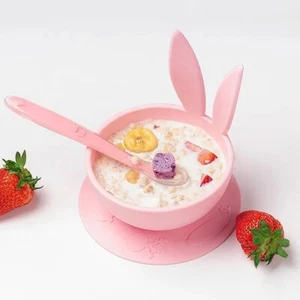 Suction Plates and Bowls for Baby Toddler 100% Food-Grade Silicone | BPA Free - Picture 1 of 9