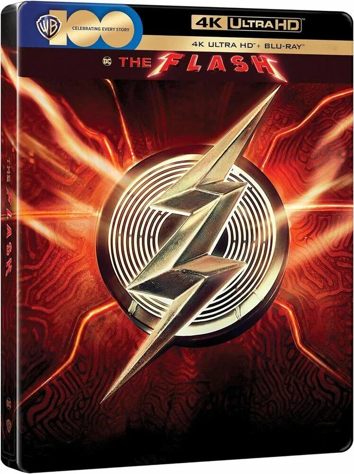 The Flash (2023) Steelbook Limited Edition 4K Ultra HD + Blu-Ray - Image 1 of 1